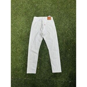 Levis 501 White Denim Jeans 25 x 28
